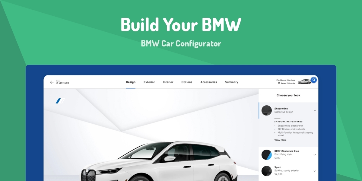 Build Your BMW BMW Car Configurator Made with Vue.js